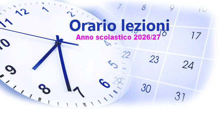 Orario PROVVISORIO dal 12 al 16 ottobre 2026